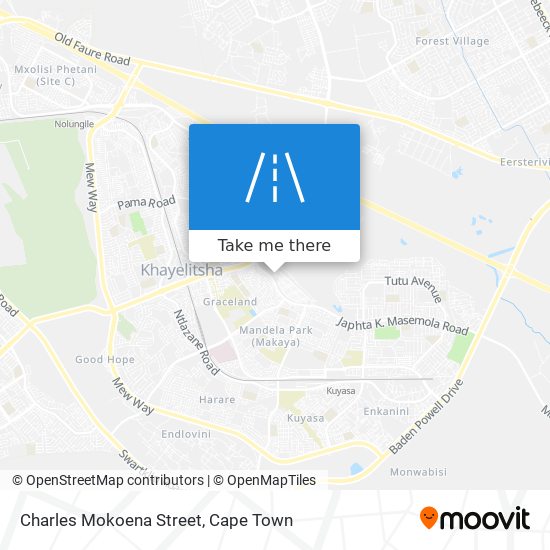 Charles Mokoena Street map