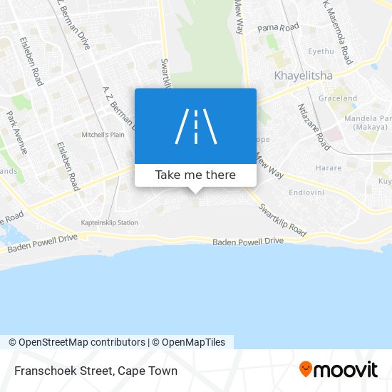 Franschoek Street map