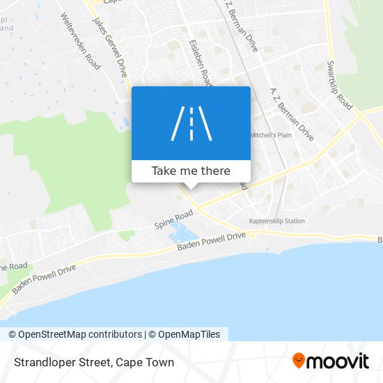 Strandloper Street map