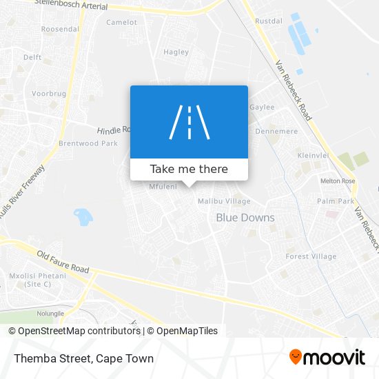 Themba Street map