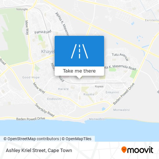 Ashley Kriel Street map