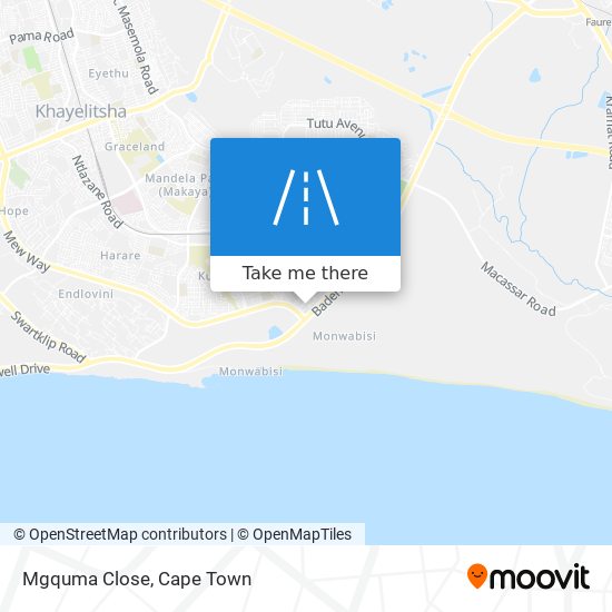 Mgquma Close map