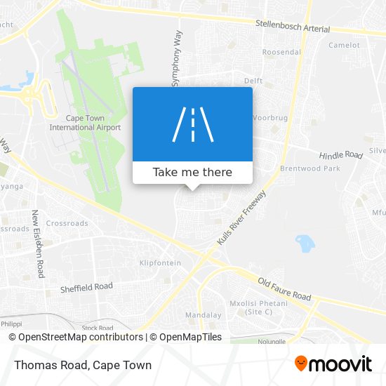 Thomas Road map