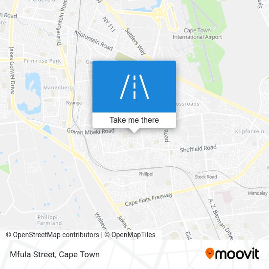 Mfula Street map