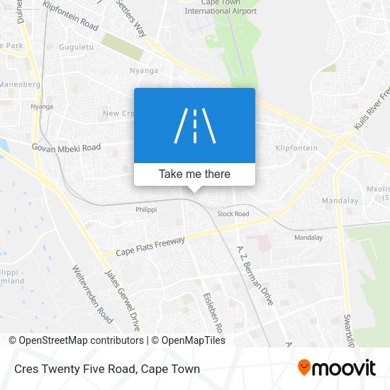 Cres Twenty Five Road map