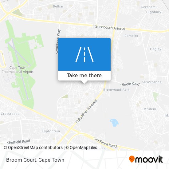 Broom Court map