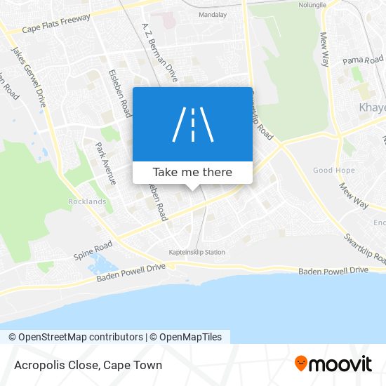 Acropolis Close map