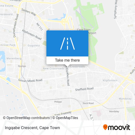 Ingqabe Crescent map