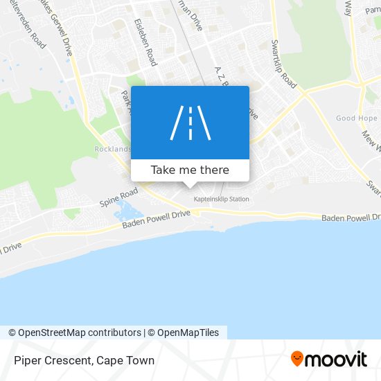 Piper Crescent map