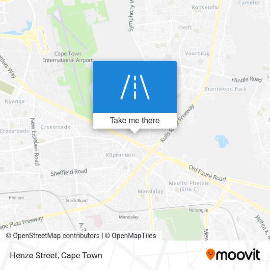 Henze Street map