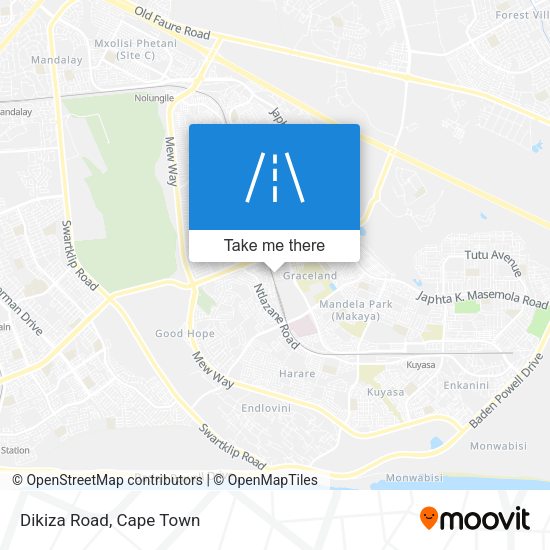 Dikiza Road map