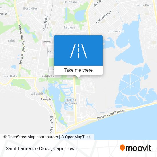 Saint Laurence Close map