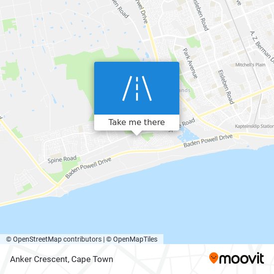 Anker Crescent map