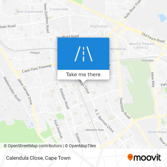 Calendula Close map