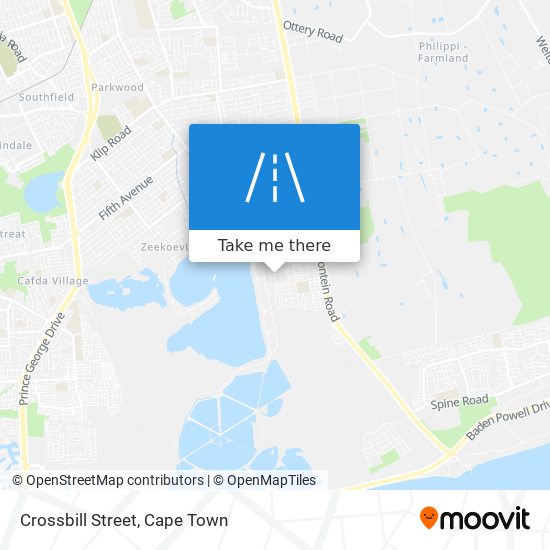 Crossbill Street map