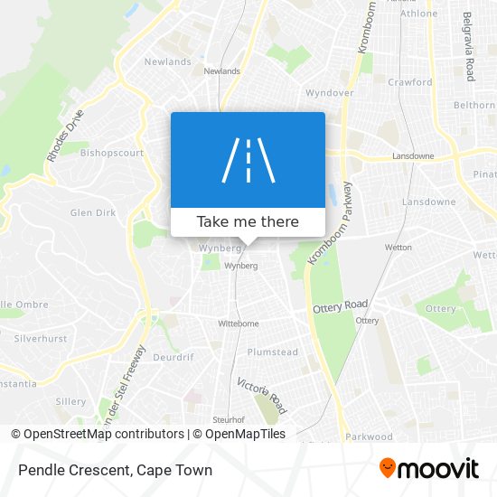 Pendle Crescent map