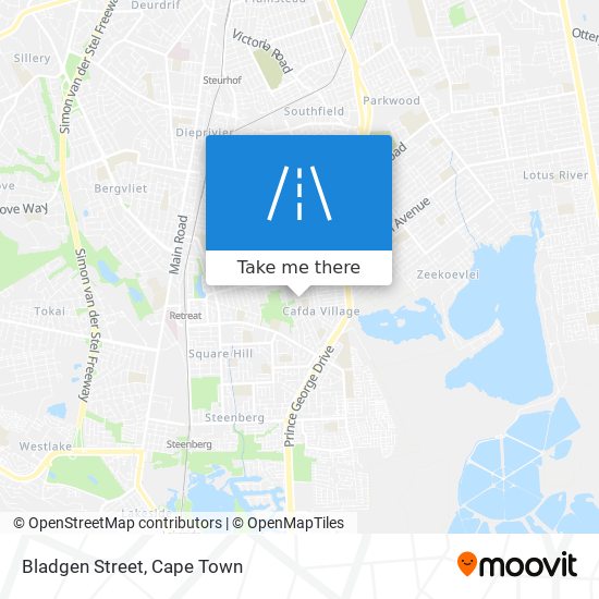 Bladgen Street map