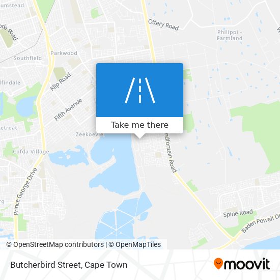 Butcherbird Street map