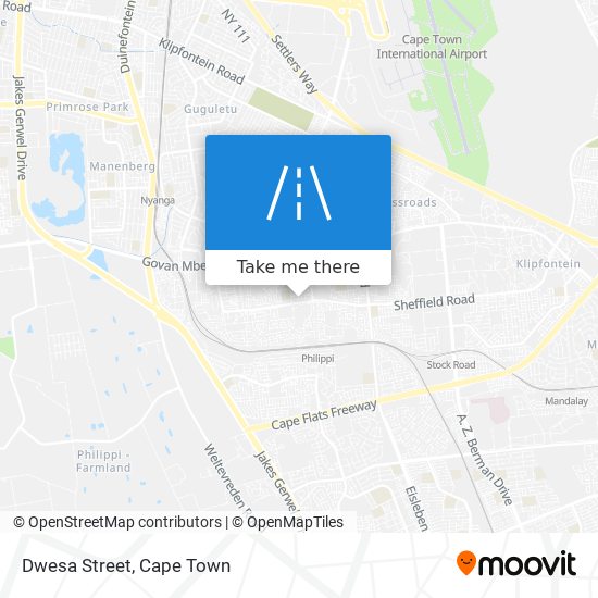 Dwesa Street map