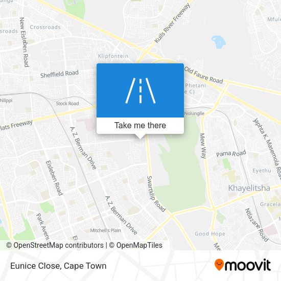 Eunice Close map