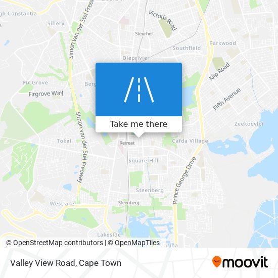 Valley View Road map