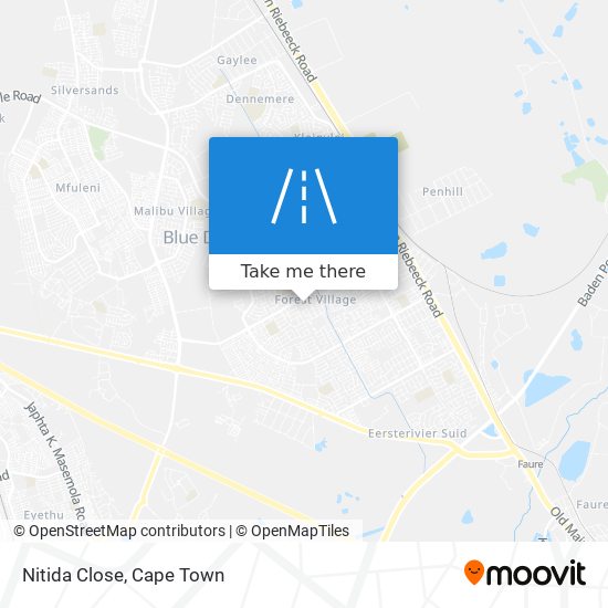 Nitida Close map