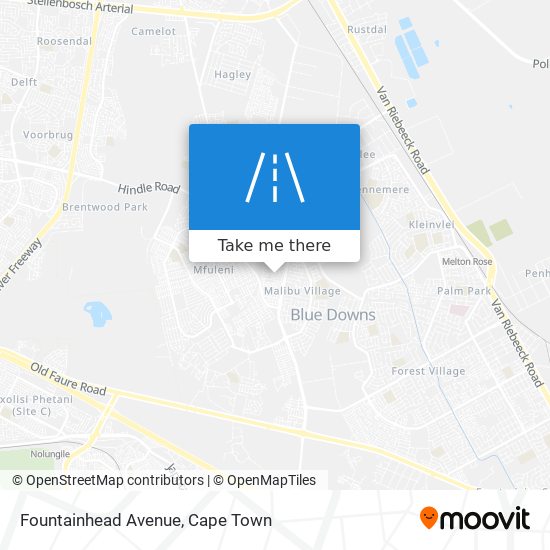 Fountainhead Avenue map