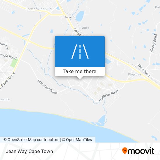 Jean Way map