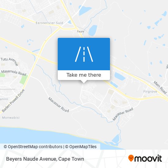 Beyers Naude Avenue map