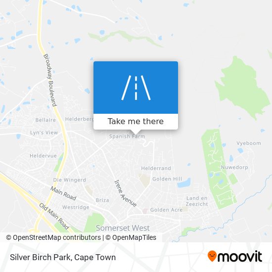 Silver Birch Park map