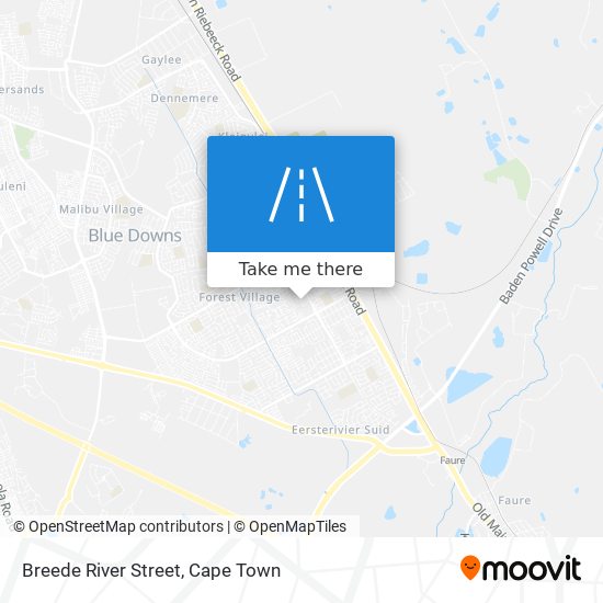 Breede River Street map