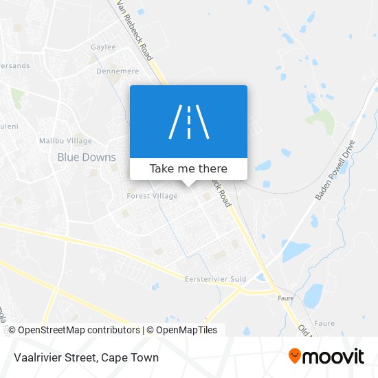 Vaalrivier Street map