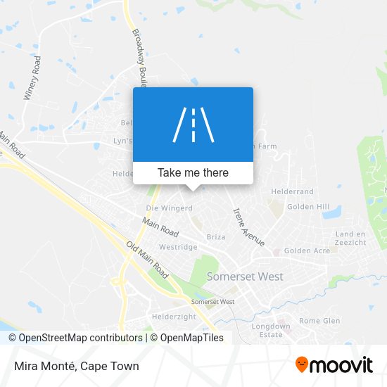 Mira Monté map