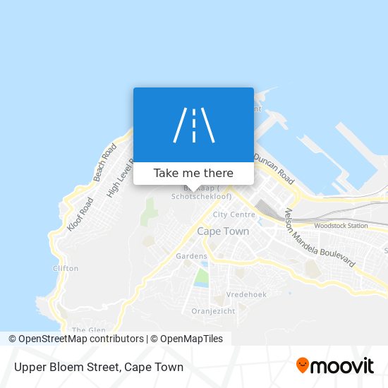 Upper Bloem Street map