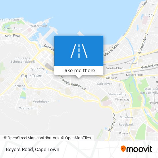 Beyers Road map