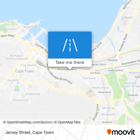 Jersey Street map