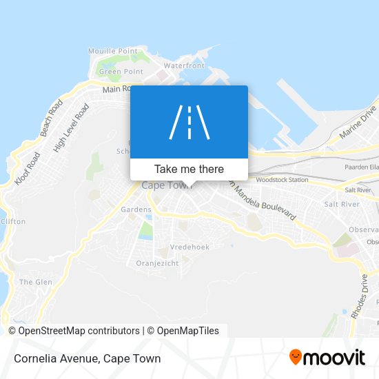 Cornelia Avenue map