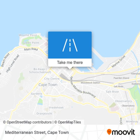 Mediterranean Street map
