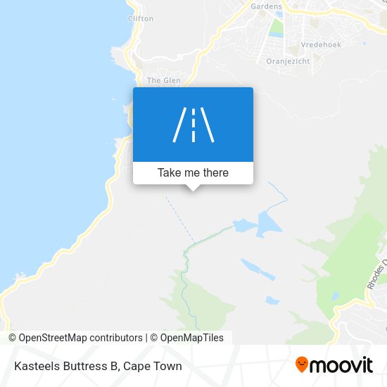 Kasteels Buttress B map
