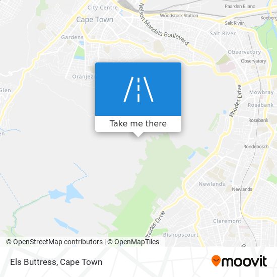 Els Buttress map