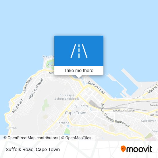 Suffolk Road map