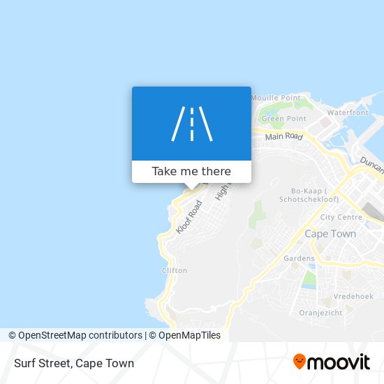 Surf Street map