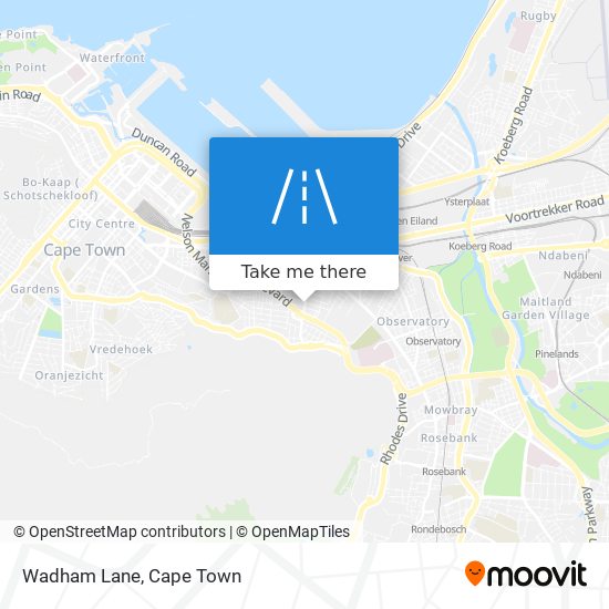 Wadham Lane map