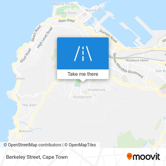 Berkeley Street map