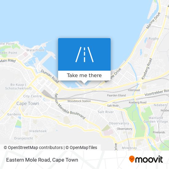 Eastern Mole Road map