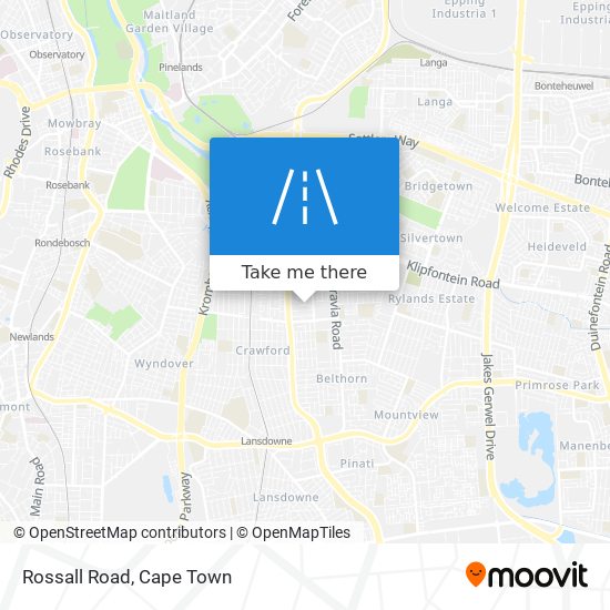 Rossall Road map