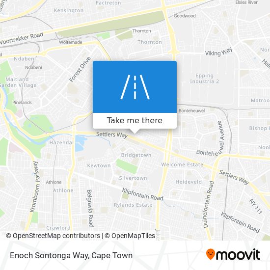 Enoch Sontonga Way map