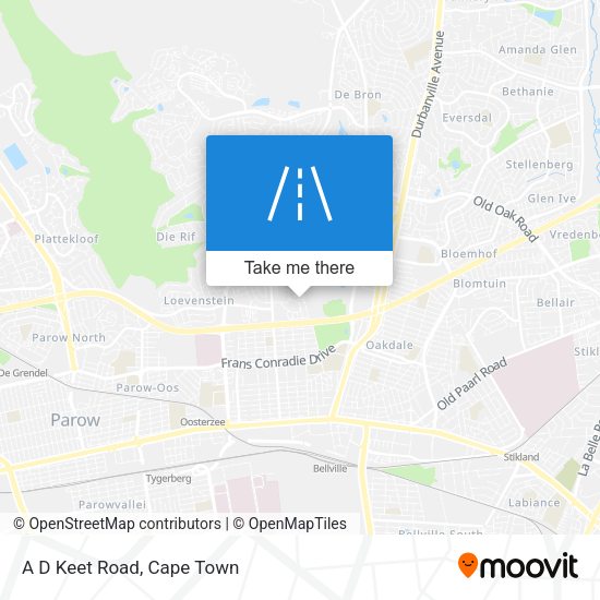 A D Keet Road map