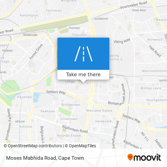 Moses Mabhida Road map