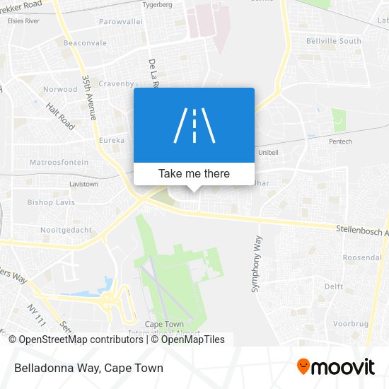 Belladonna Way map